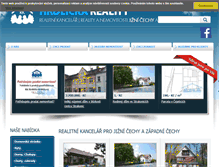 Tablet Screenshot of hrdlicka-reality.cz